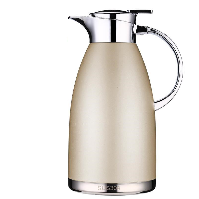 Thermos pot boiling water thermos 304 stainless steel European style insulation pot