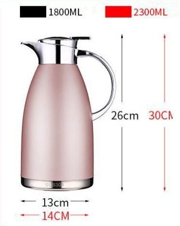 Thermos pot boiling water thermos 304 stainless steel European style insulation pot